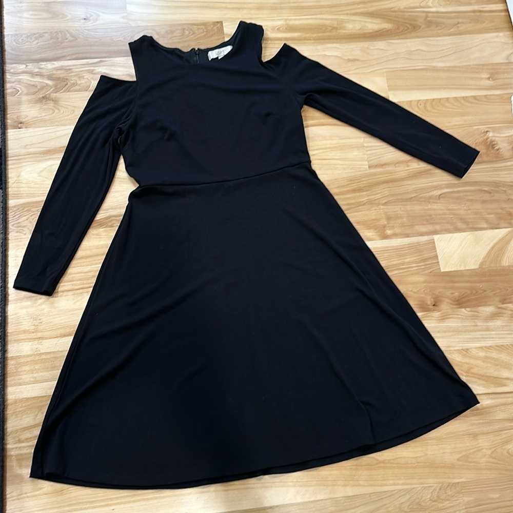 Loft cold shoulder dress